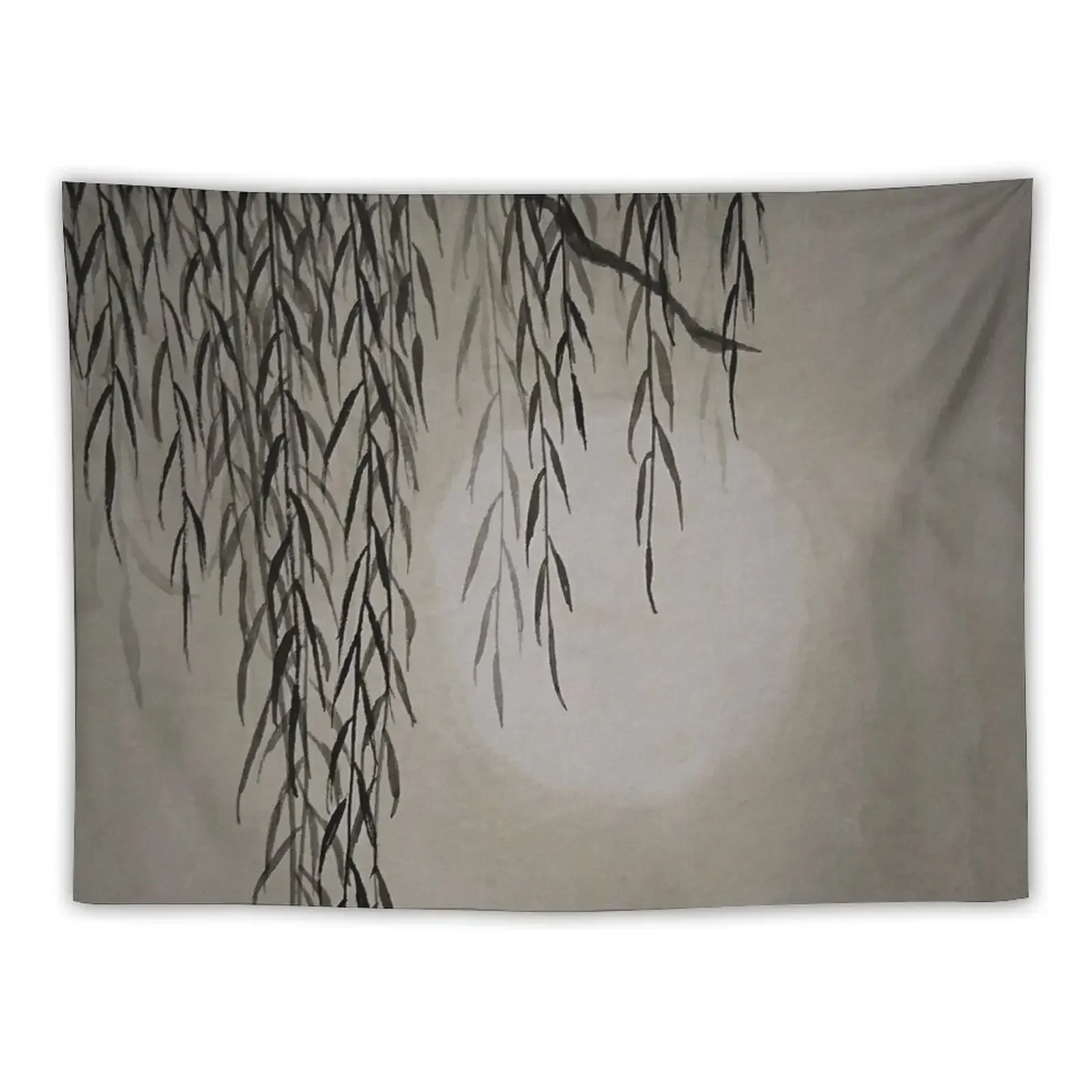 Willow in the moonlight Tapestry Luxury Living Room Decoration Wall Hangings Decoration Home And Comfort Decor Tapestry