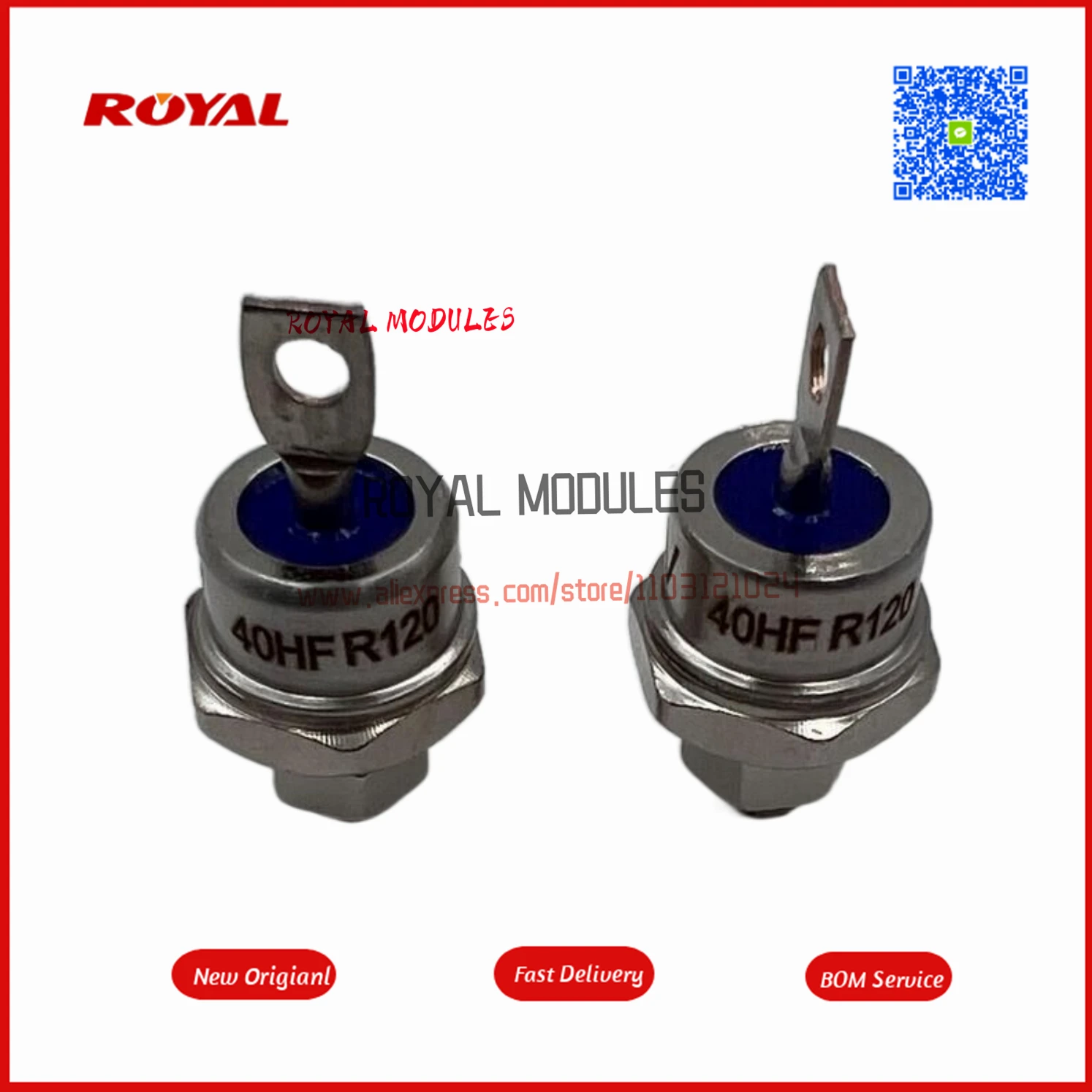 

10pcs/lot 40HF120 40HFR160 40HFR80 40HFR60 40HFR20 40HF120 40HF160 40HF80 40HF60 40HF20 New Module