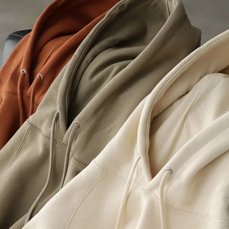 

Thiened Fce Hoodie Sweatirt ex Retro Japanese Sle Casual Sportswear Autumn Winter Coat Youth Straight Leg Fit