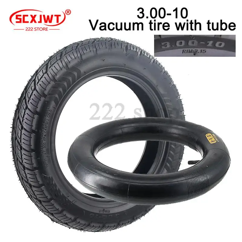 

3.00-10 Бескамерная взрывозащищенная шина с трубкой для электрической педали мотоцикла 300-10 аккумуляторная автомобильная вакуумная шина мотоциклетная шина