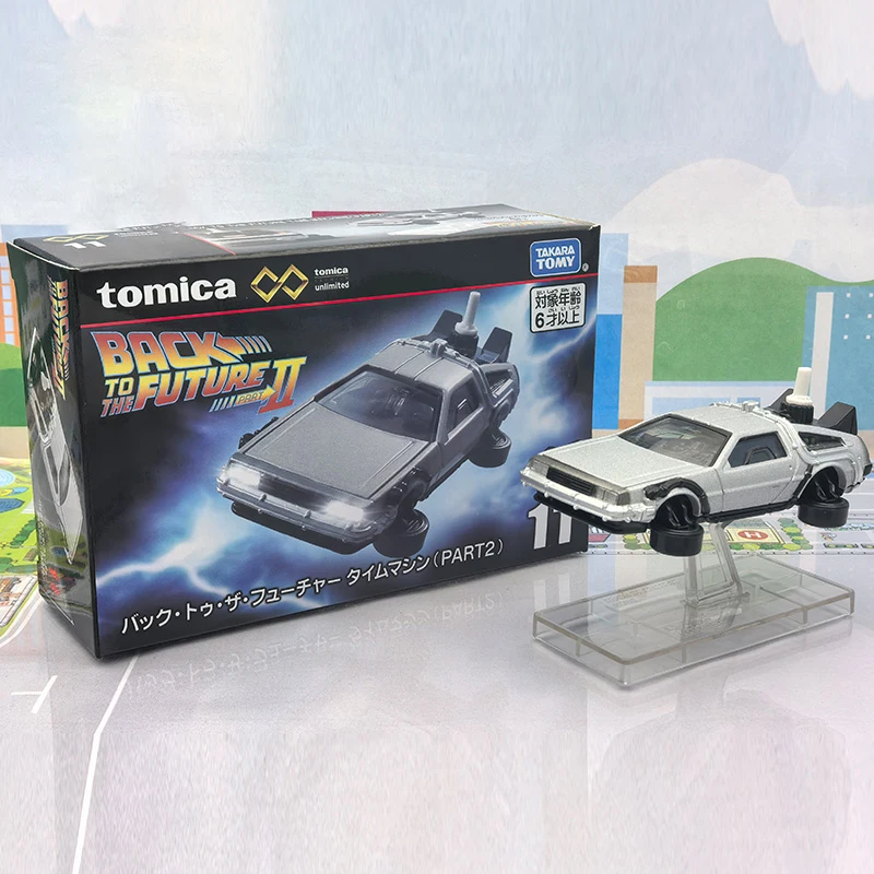 DMC-12 DeLorean DMC I II III Back To The Future Time Machine Mr.Fusion Diecast Toy Vehicle Car Model