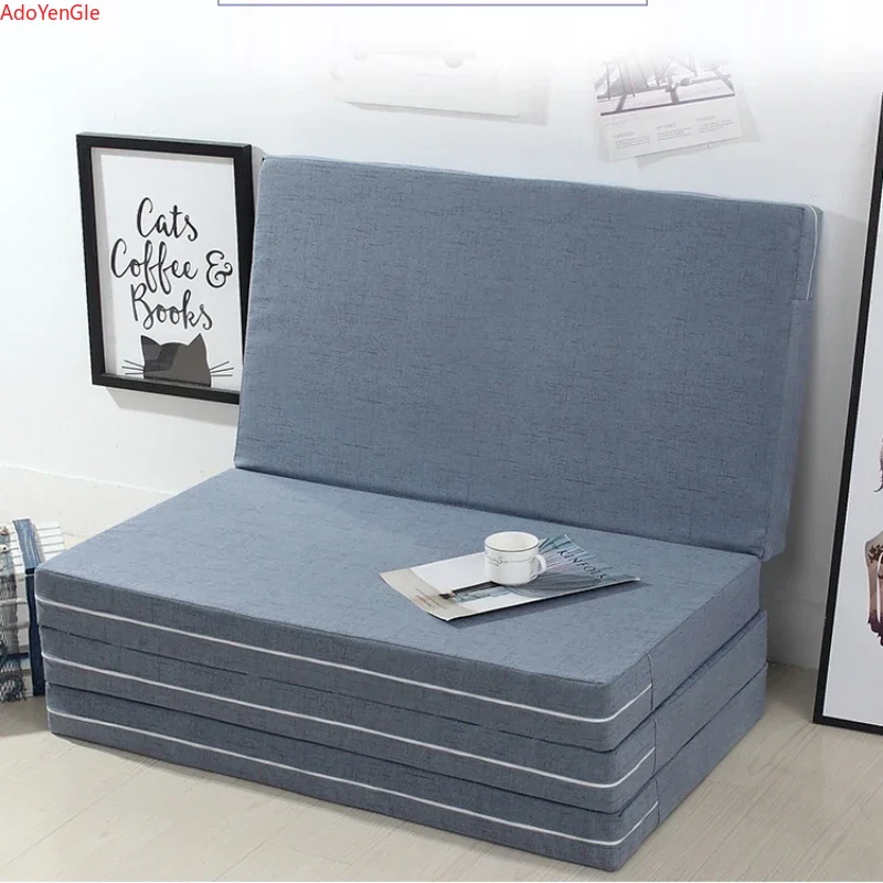 Foldable Thickened Sponge Mattress Removable Washable for Lay on The Floor student dormitory Nap Mat Office Tatami mattress