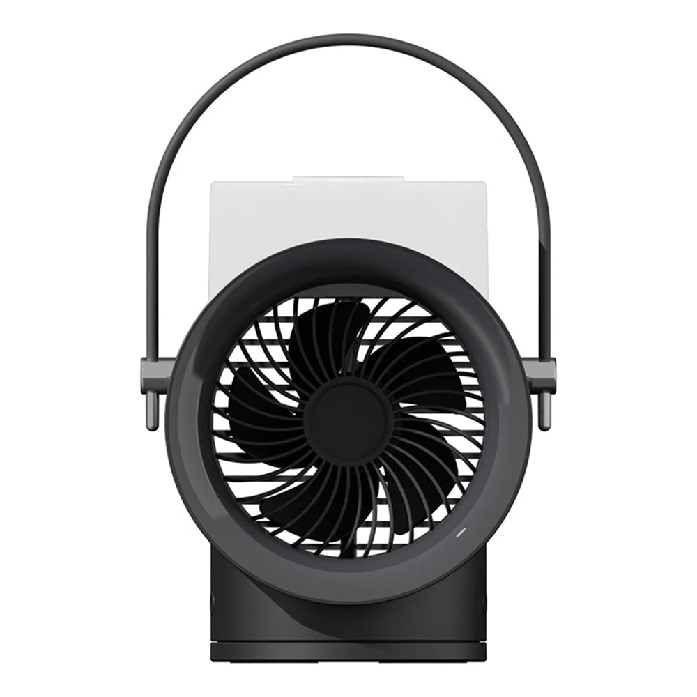 

USB Portable Air Cooler Fan Mini Air Conditioner 4000MAh 350ML Cooling Fan 120 degree Wide-Angle for Home Bedroom B