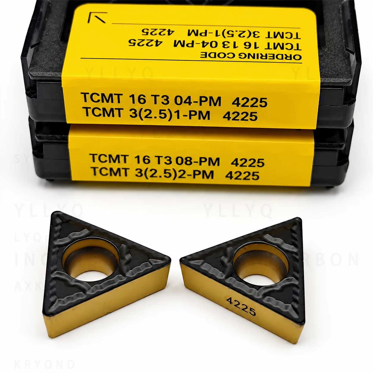 10PCS TCMT16T304 4225 TCMT16T308 4240 TCMT090204 Carbide Inserts CNC Lathe Internal Turning Tool For Metal Machining view 4