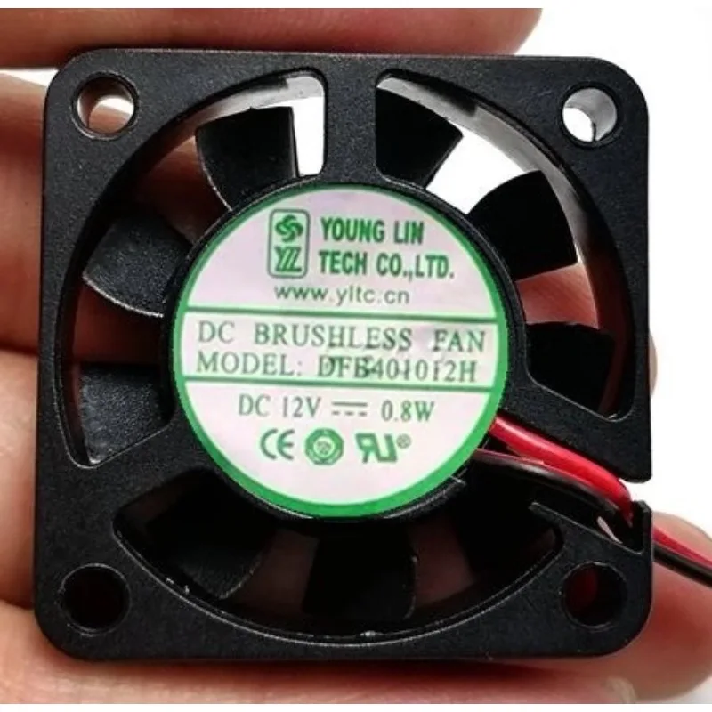 New Cooler Fan for DFB401012H DC12V 0.8W 4010 4CM Dual Ball Server Cooling Fan