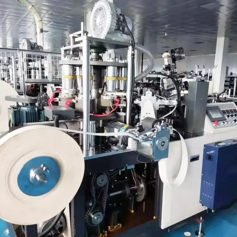 

Fully Automatic Disposable Ultrasonic Manufacturing Double Layer Coated Paper Cup Production Machine
