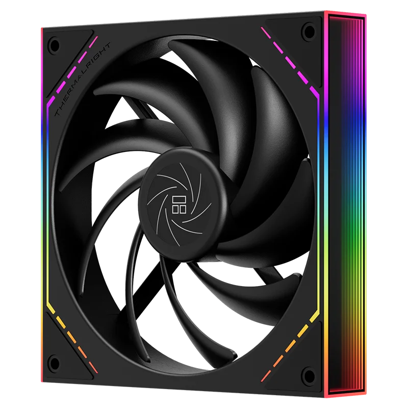 Thermalright TL-M14 9-blade high air volume chassis fan S-FDB magnetic assisted bearings 1500RPM safety speed Infinity Mirror