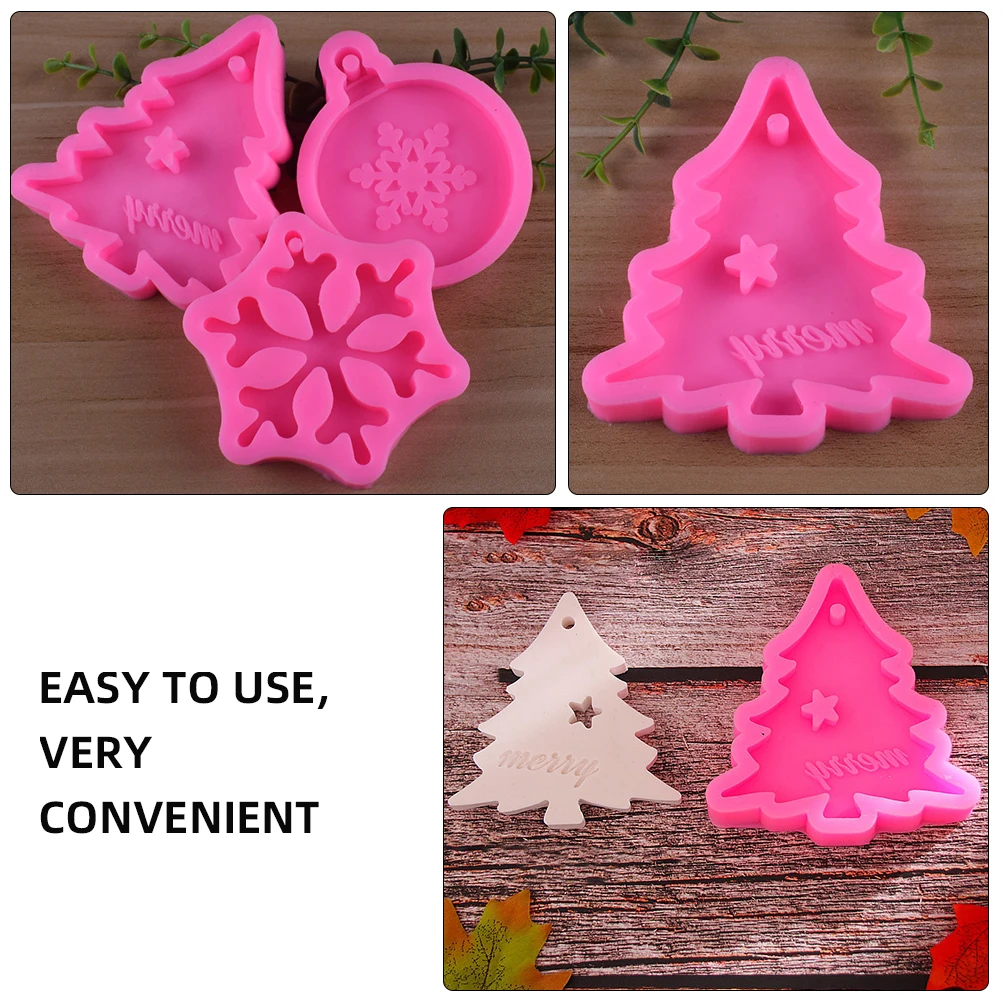 

3Pcs Christmas Tree Cake Mold Silicone Baking Supplies Muffin Cup Kitchen Tools Heat Resistant Gift Idea