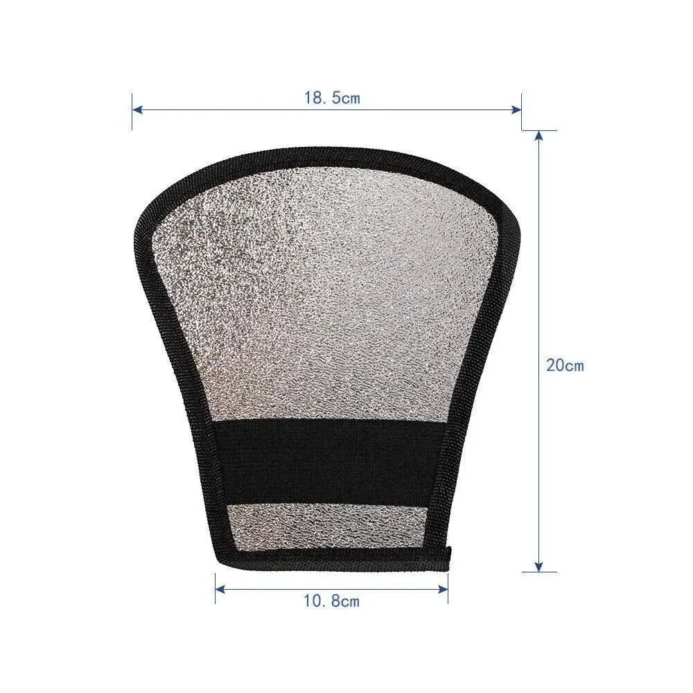 Picture 7: Silver White Camera Flash Diffuser 2-in-1 Sector Softbox Photo Light Reflector for Canon Canon Sony Minolta Nikon