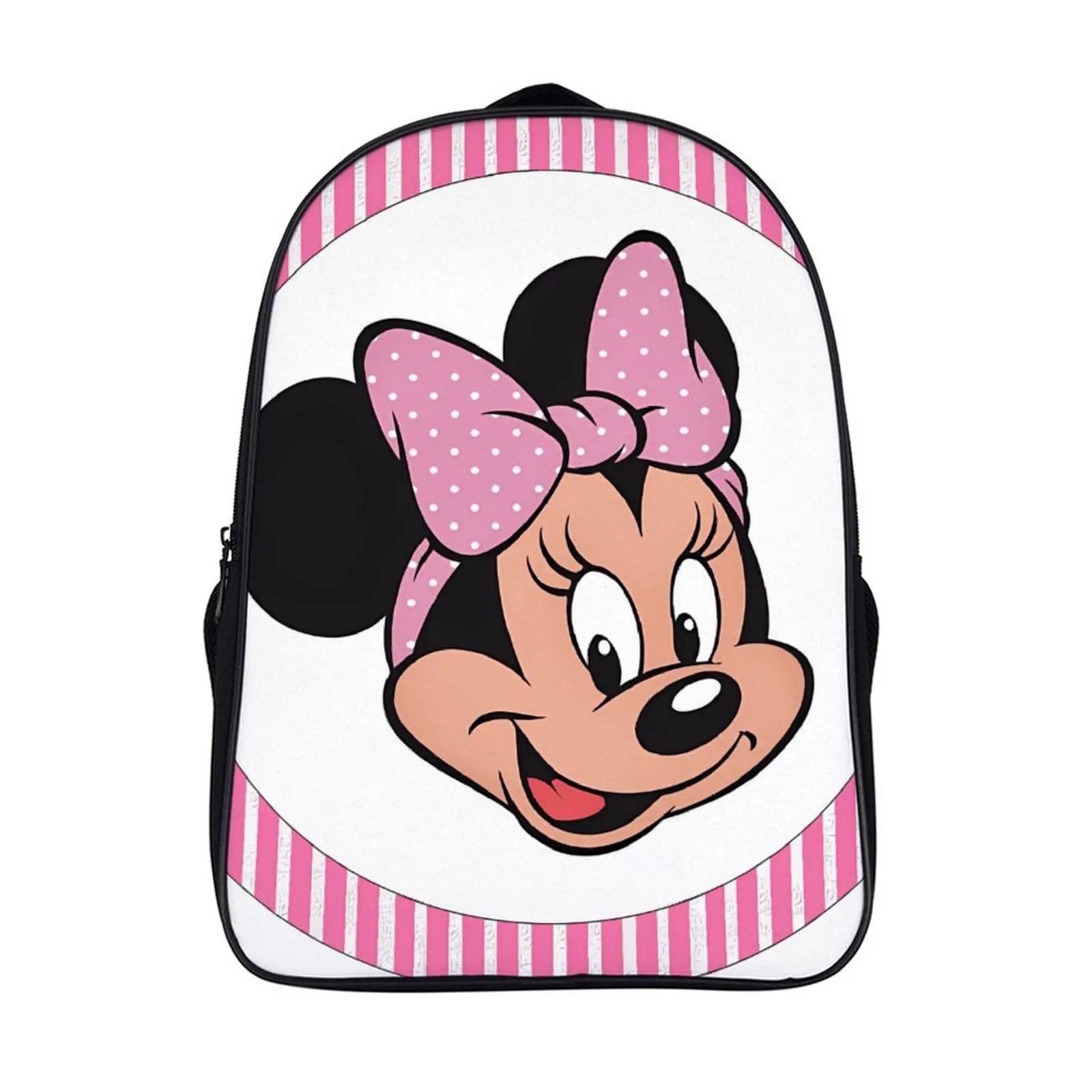 

Fashion Student's Backpack Cartoon Disney Minnie Mouse School Bag 16 Inch 2 Compartment Backpack Student Schoolbag