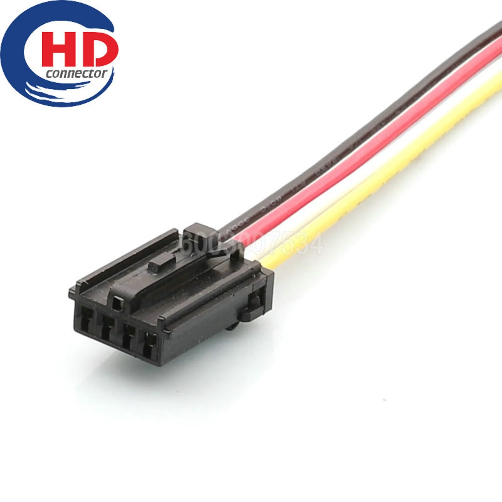 4pin Unsealed plastic housing plug auto crimp wiring harness Female connector 7123-8345-30