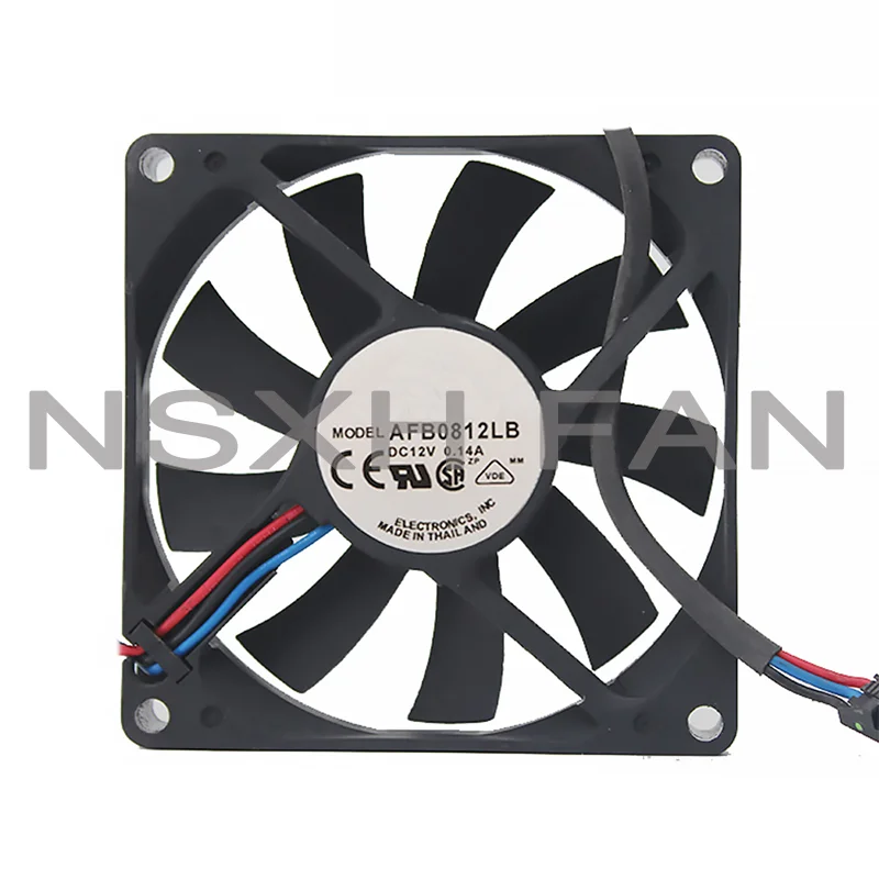 AFB0812LB 8cm 80X80X15mm 8015 12V 0.14A Server Inverter Blower Axial Cooler Cooling Fans