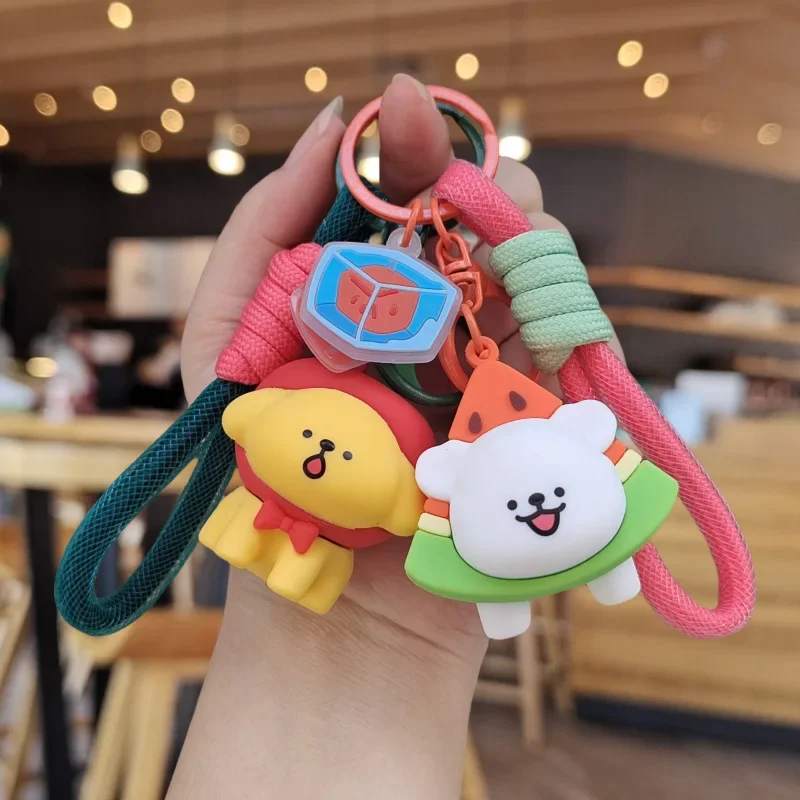 Miniso милый брелок для щенка с рисунком щенка, школьная сумка, подвеска, креативный автомобильный брелок, детский подарок на день рождения, Рождественский подарок