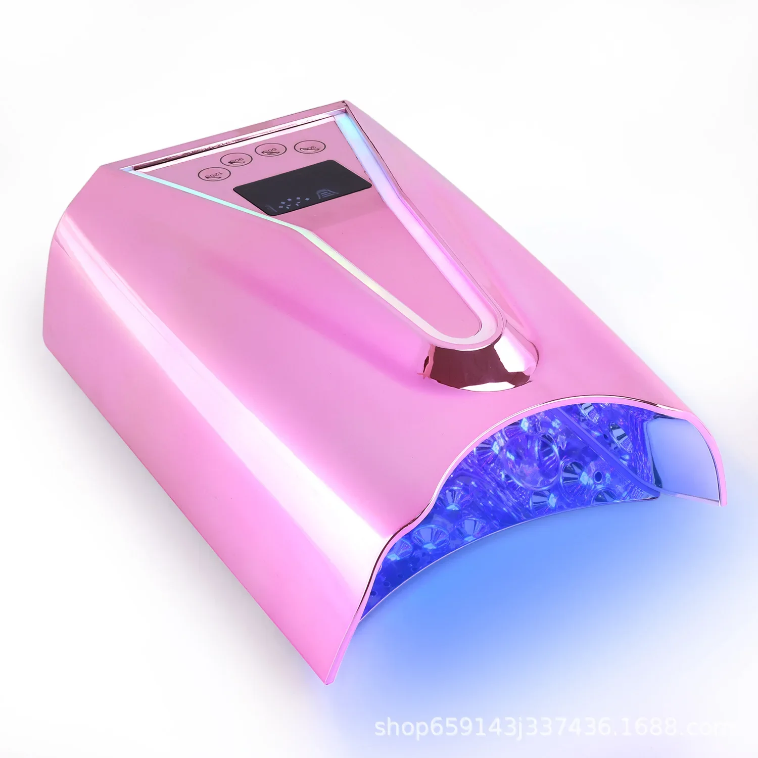 128W High-power Portable  Intelligent Infrared Induction Nail Phototherapy Light LED Purple Light Quick-drying Nail Dryer