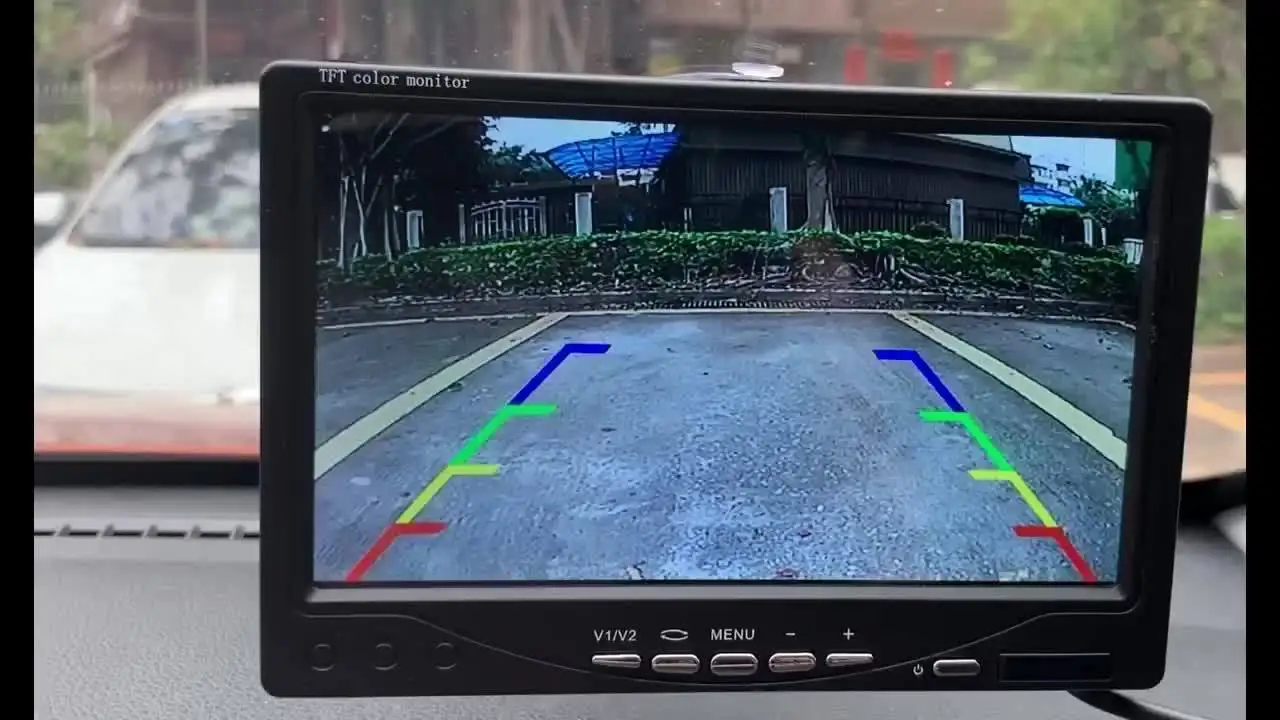 7" Monitor Wired Heavy Duty CCD 8 Leds Rear View Camera 10m Cable Reversing Backup Camera for Motorhome Caravan Bus view 6