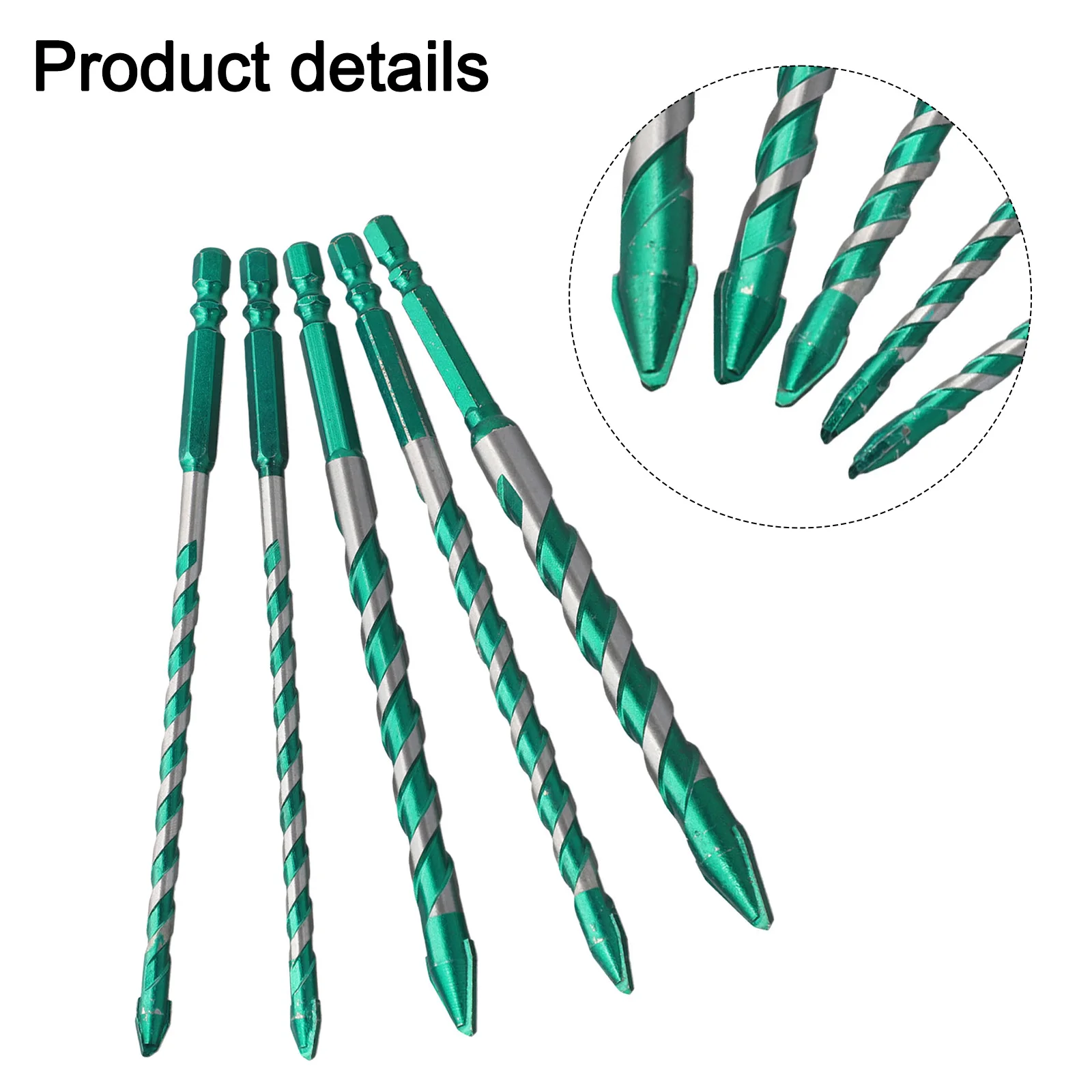 

DIY Projects Carbide Drill Bits Carbide Drilling For Wood Metal Aluminum Drill Bits 5PCS Drill Bits 150mm Length Drill