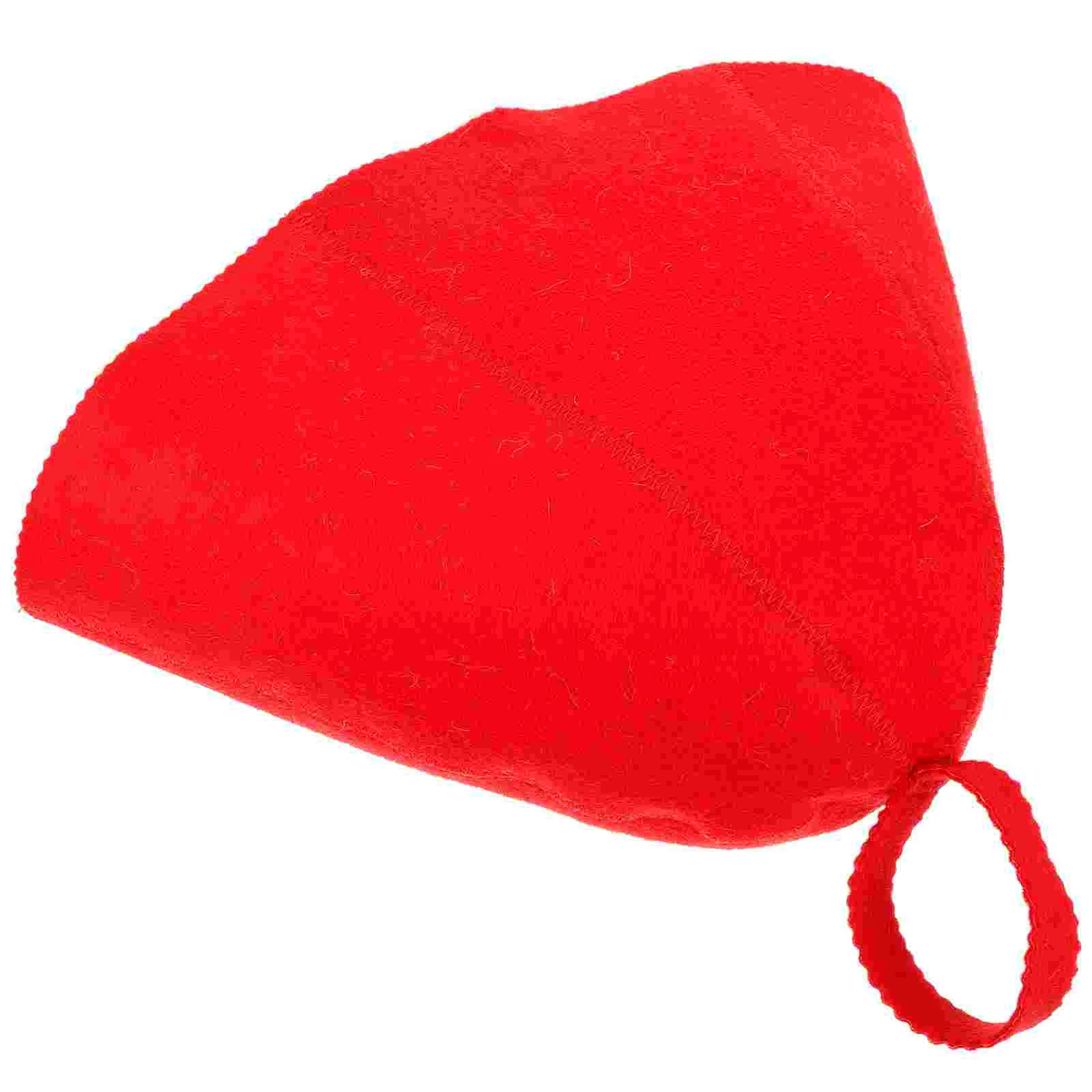 Comfortable Sauna Room Hat Wool Felt Household Bath Caps Russian Banya