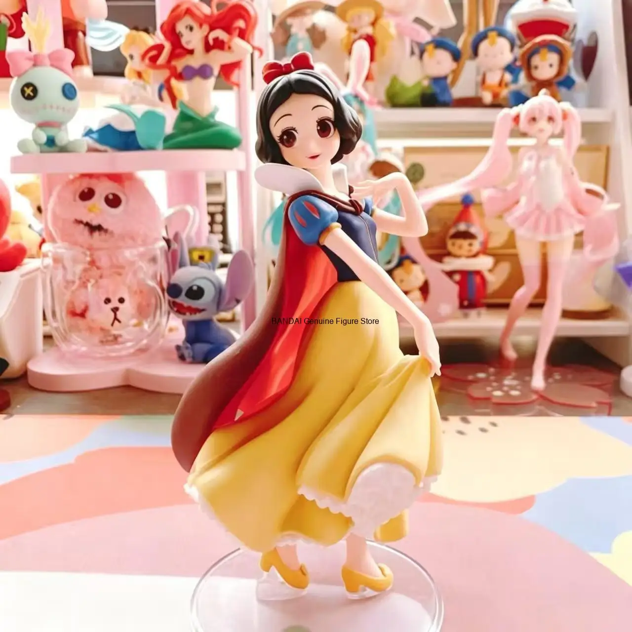 Genuine Banpresto Crystalux Disney Princess Figure Series, Belle, Ariel, Alice, Snow White, Rapunzel, Anime Prize Figure view 3