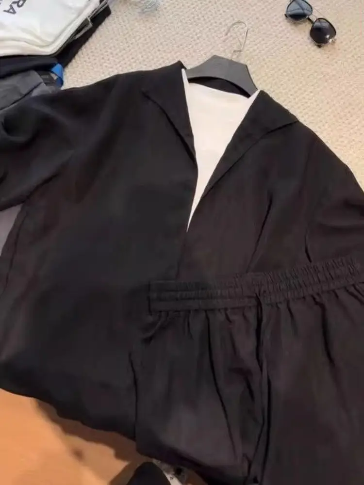 

Легкий комплект штанов Qui-Dry Linen Silk ort Sve ort Pants, мужская летняя модная молодежная одежда для подростков