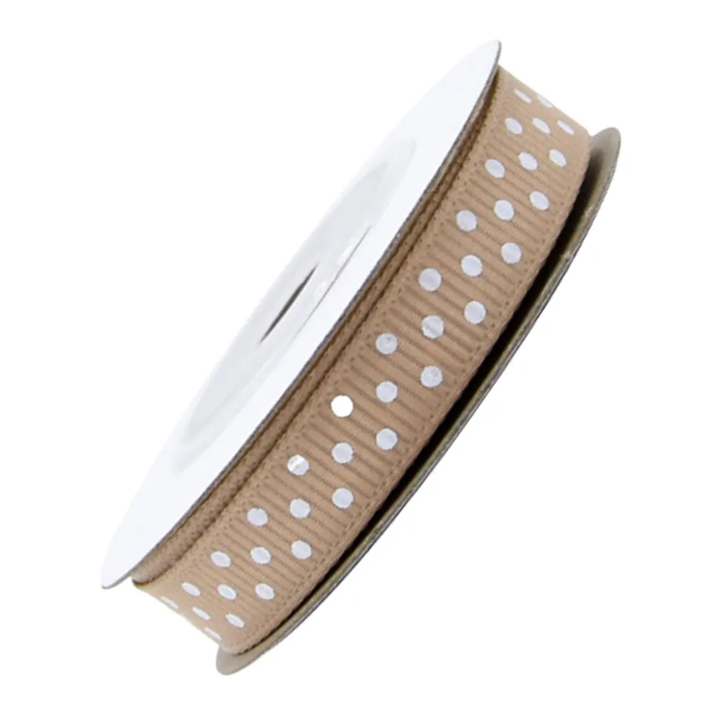 

5 Rolls 1cm Ribbon Durable Soft Dotted Pattern Craft Supplies Hair Bows Party Decoration Gift Wrapping Cake Decorations Elastic
