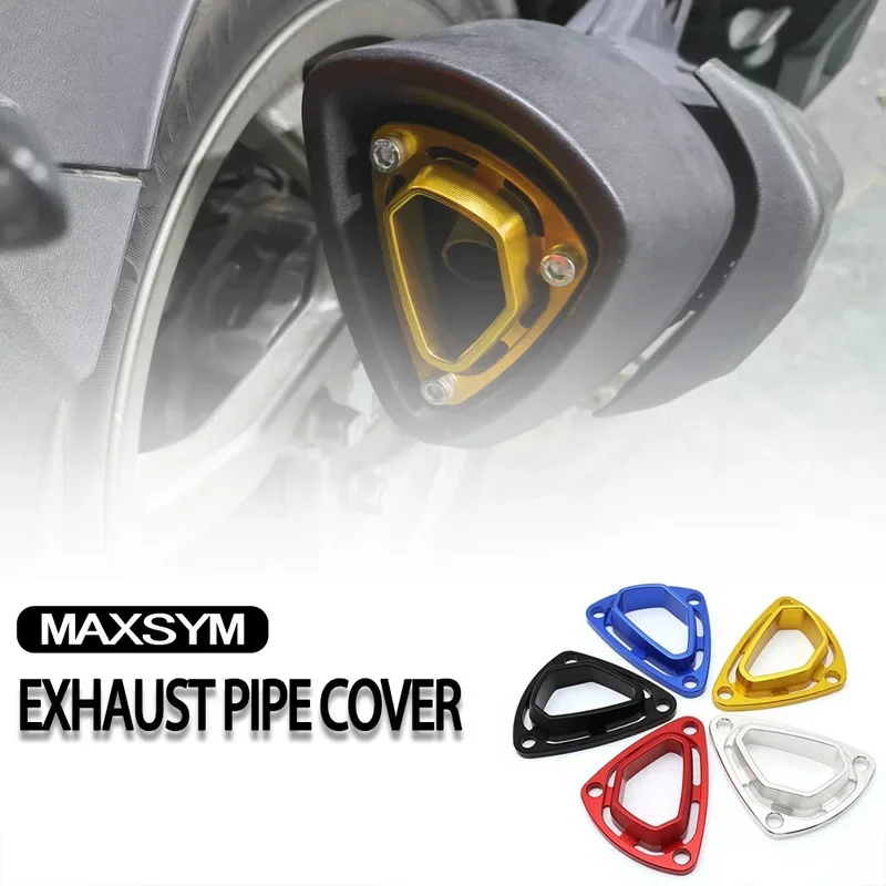 Exhaust port decorative cover FOR MAXSYM MMBCU 158 JET SL150 DRG158 DRG150 DRG 158 Motorcycle modification part