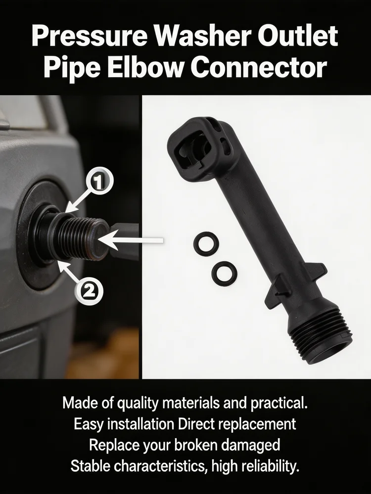 Pressure Washer Elbow Plastic For Karcher K3 5.064-396.0 Pressure Washer Outlet Pipe Elbow Connector Car Accessories Tools