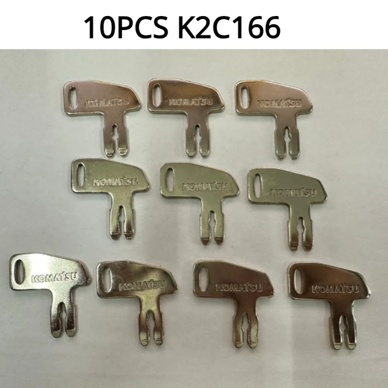 

10PCS K2C166 For Komatsu Master Battery Disconnect Heavy Equipment Key