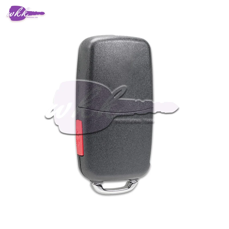 WKK Flip Remote Key 5K0837202AE/R NBG010180T with ID48 Chip 315MHz for 2011-2016 Volkswagen Golf /Passat/Touareg Smart Key