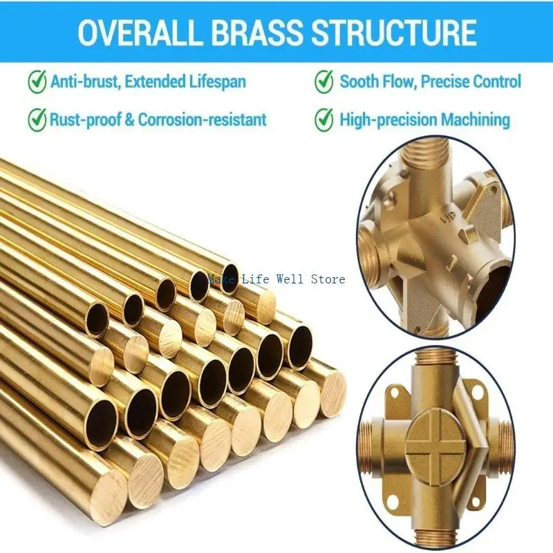 Brass Valves Universal Temperature Control Brass Construction for PEX & IPS