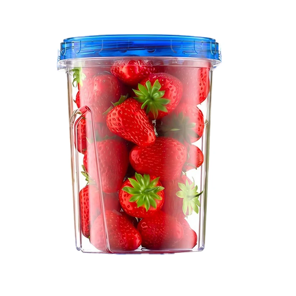 Round Food Storage Containers Set for Kitchen Organization with Airtight Lids for Freshness and Stackable Design