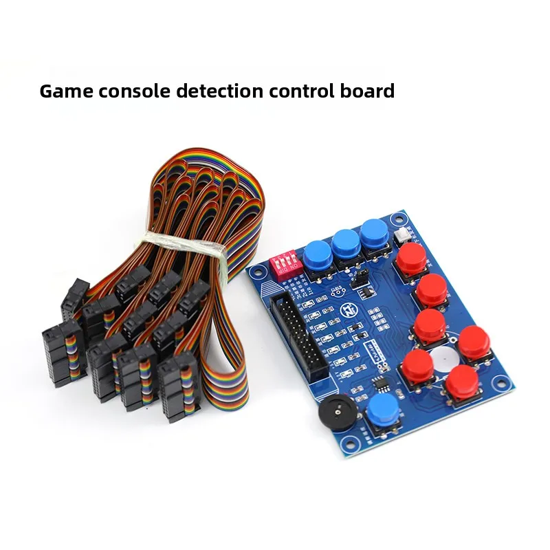 Arcade Game Console Test Keyboard 26P Jack 10 in 1 Cable Controller for Cultural Review Coin Operated Games