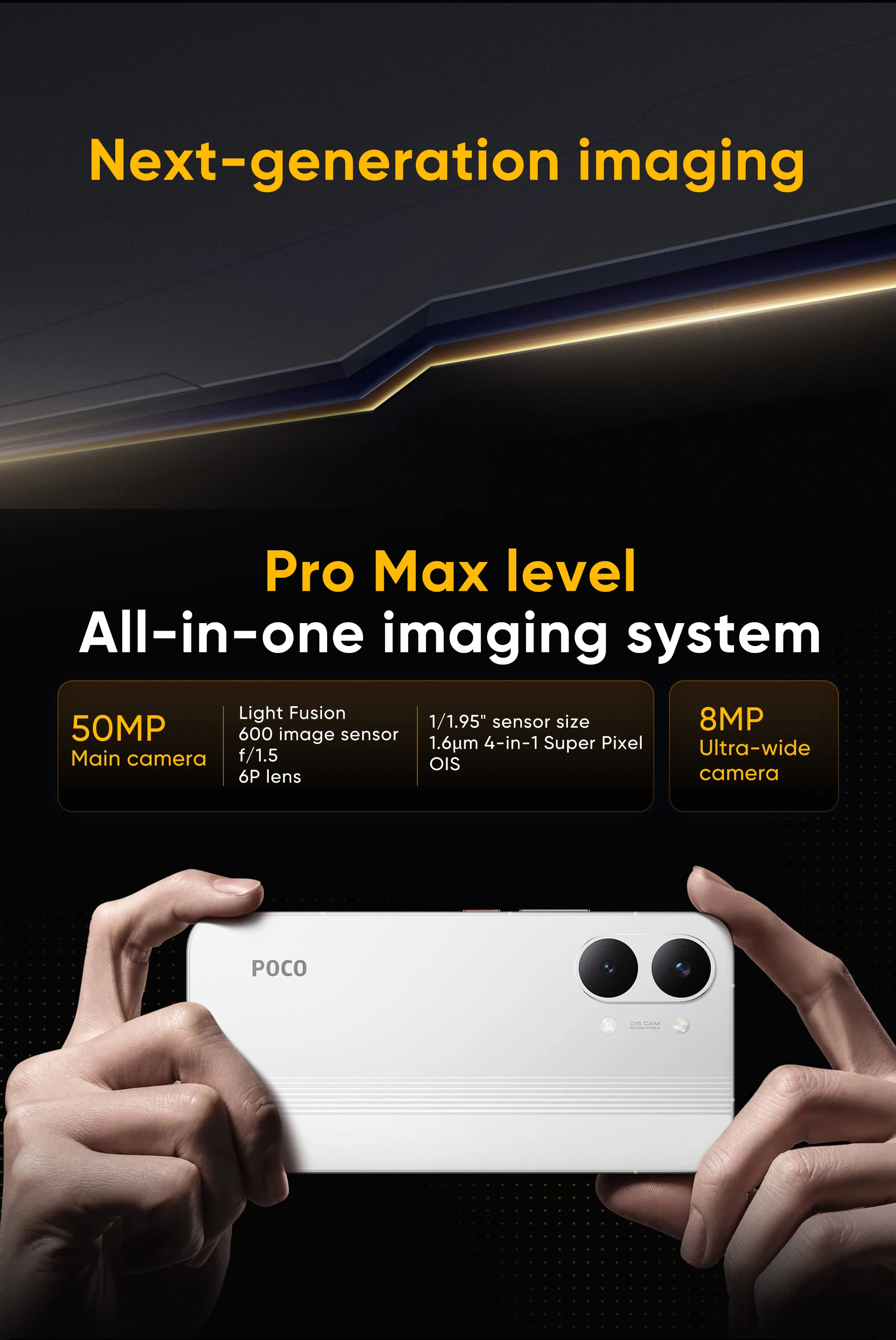 Newest Arrivals POCO X8 Pro Max Global Version 5G Smartphone Dimensity 9500s 6.83" AMOLED Display 50MP 8500mAh 100W HyperCharge
