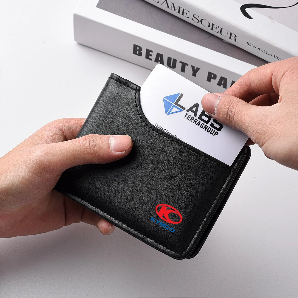 

Men's Multi-Card Wallet Driver's License Change Pouch Motorcycle Riding Friendly Card Holder for Kymco Xciting Like 125 Many110