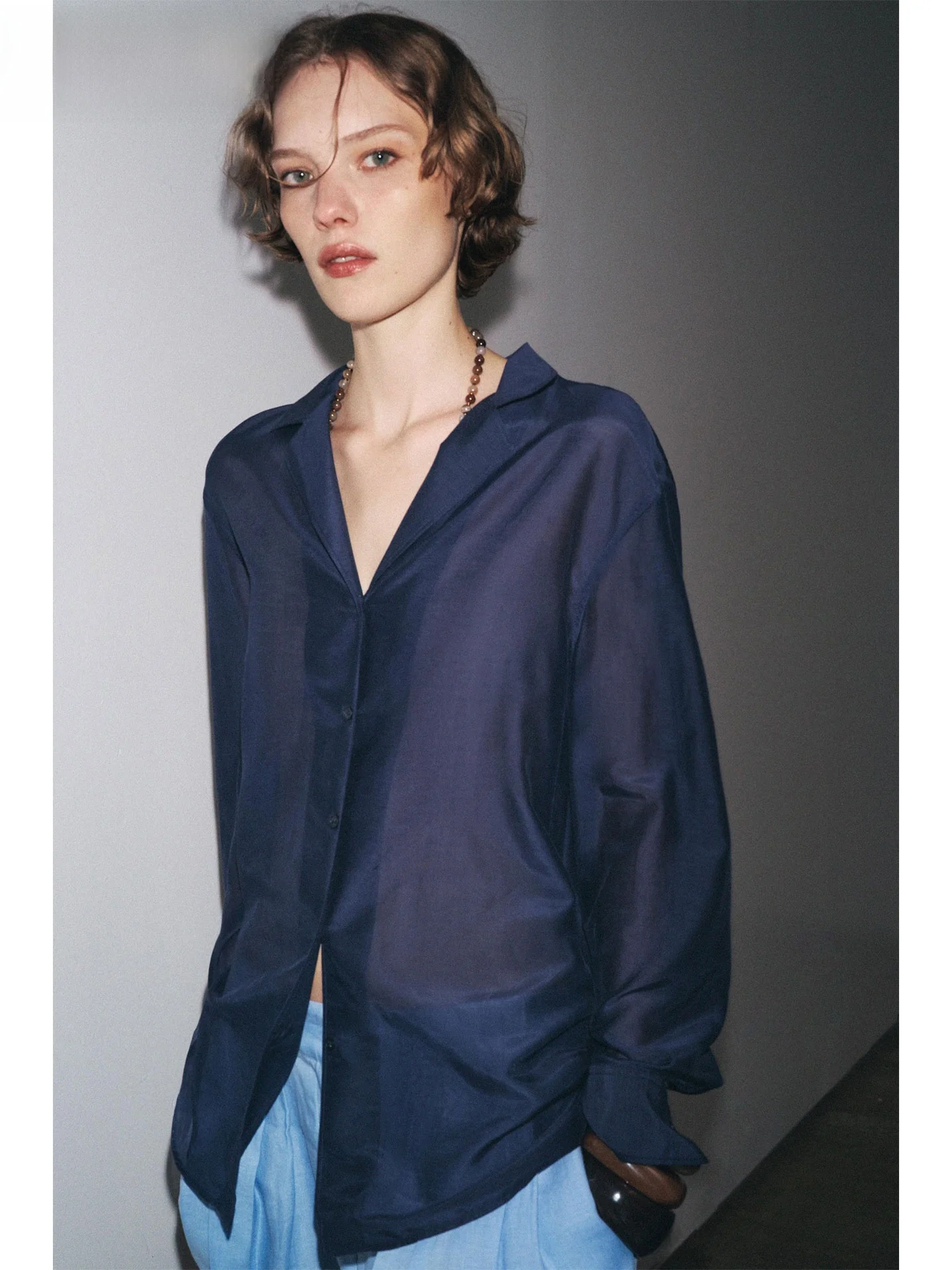 

ZAPRHA Повседневная свободная блузка с асимметричным подолом Long Sve irt, осенняя новая женская блузка премиум-класса Faion Top, удобная посадка