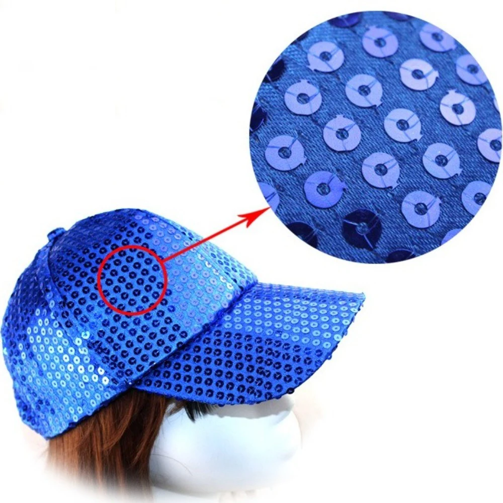 جديد قبعة بيسبول مطرزة التألق أنيقة بلغت ذروتها قبعة فستان الحفلات فاسق الهيب هوب حفلة ديكو هدية