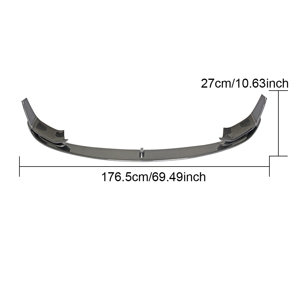 Labio de parachoques delantero de carbono seco para coche de moda para · F80 F82 F83 M3 14-17