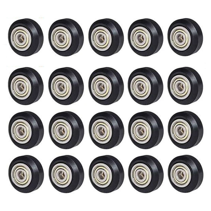 AU61-20 Pcs 3D Printer Parts POM Pulley Wheel 625Zz Idler Pulley Gear Passive Round Wheel For Creality Ender 3 CR-10