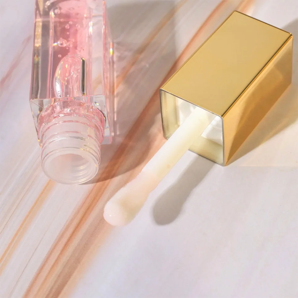 植物性リップオイルグロス ヴィーガンメイク プライベートラベル カスタムロゴ 卸売 ナチュラルリップケア 保湿 シャイニー ガラスのような仕上がり