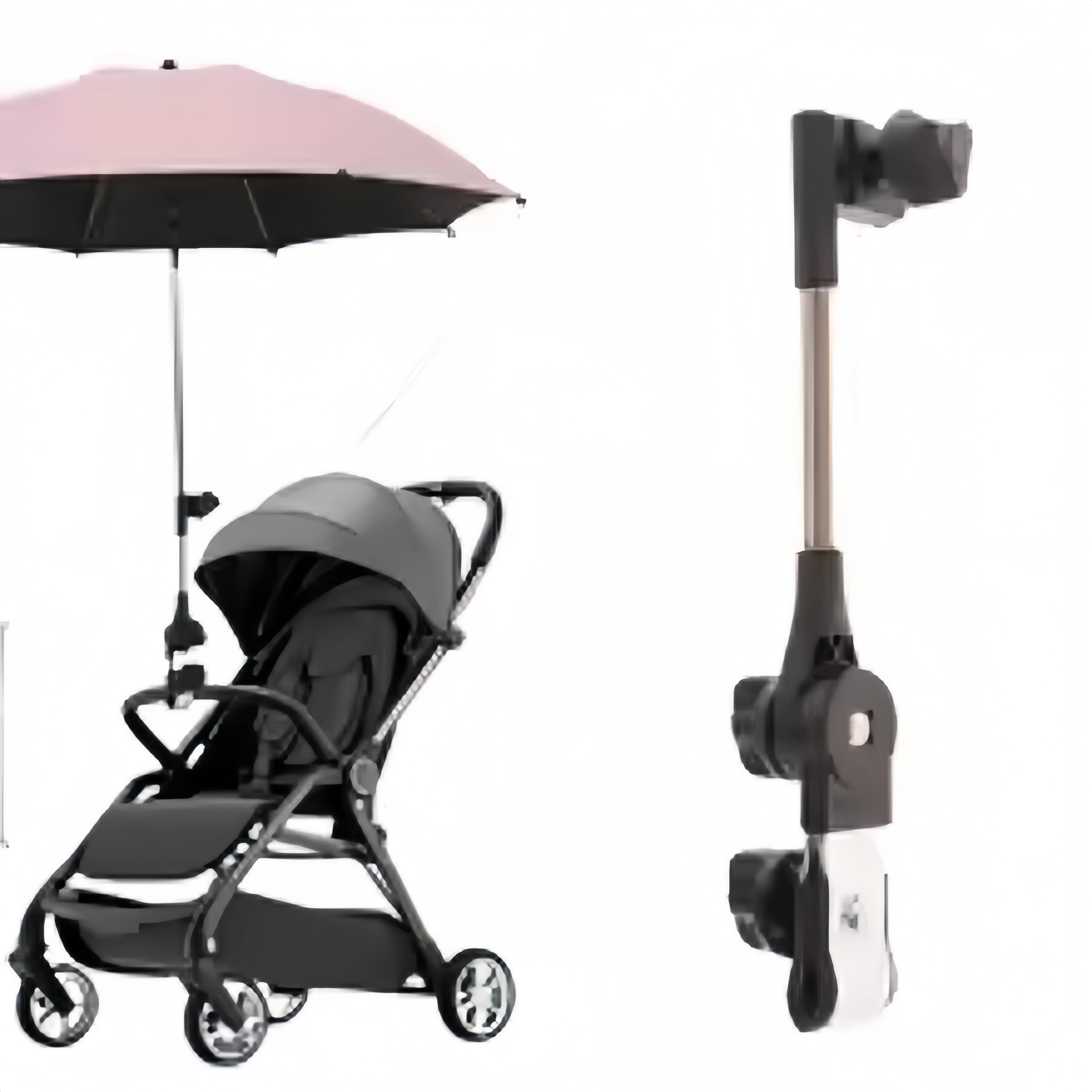 

1 Piece Set of Adjustable Umbrella Stands, DIY Stroller Accessories, Multi-Functional Stands, Umbrella Stand Clamps, Stroller Umbrella Stands, Battery Car Umbrella Stands, Stroller Parasols, Fishing Umbrella Clips