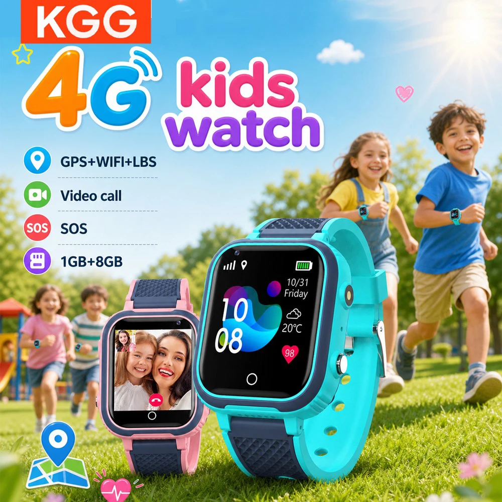 LT21 4G 스마트 시계 어린이 GPS WIFI 영상 통화 SOS 어린이 스마트 워치 카메라 모니터 추적기 위치 IP67 방수 전화 시계 ﻿ ﻿