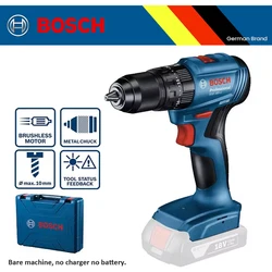 Bosch Professional GSB185 LI Cordless Impact Drill 18V Lithium Battery Brushless Motor Electric Screwdriver Driller Power Tool