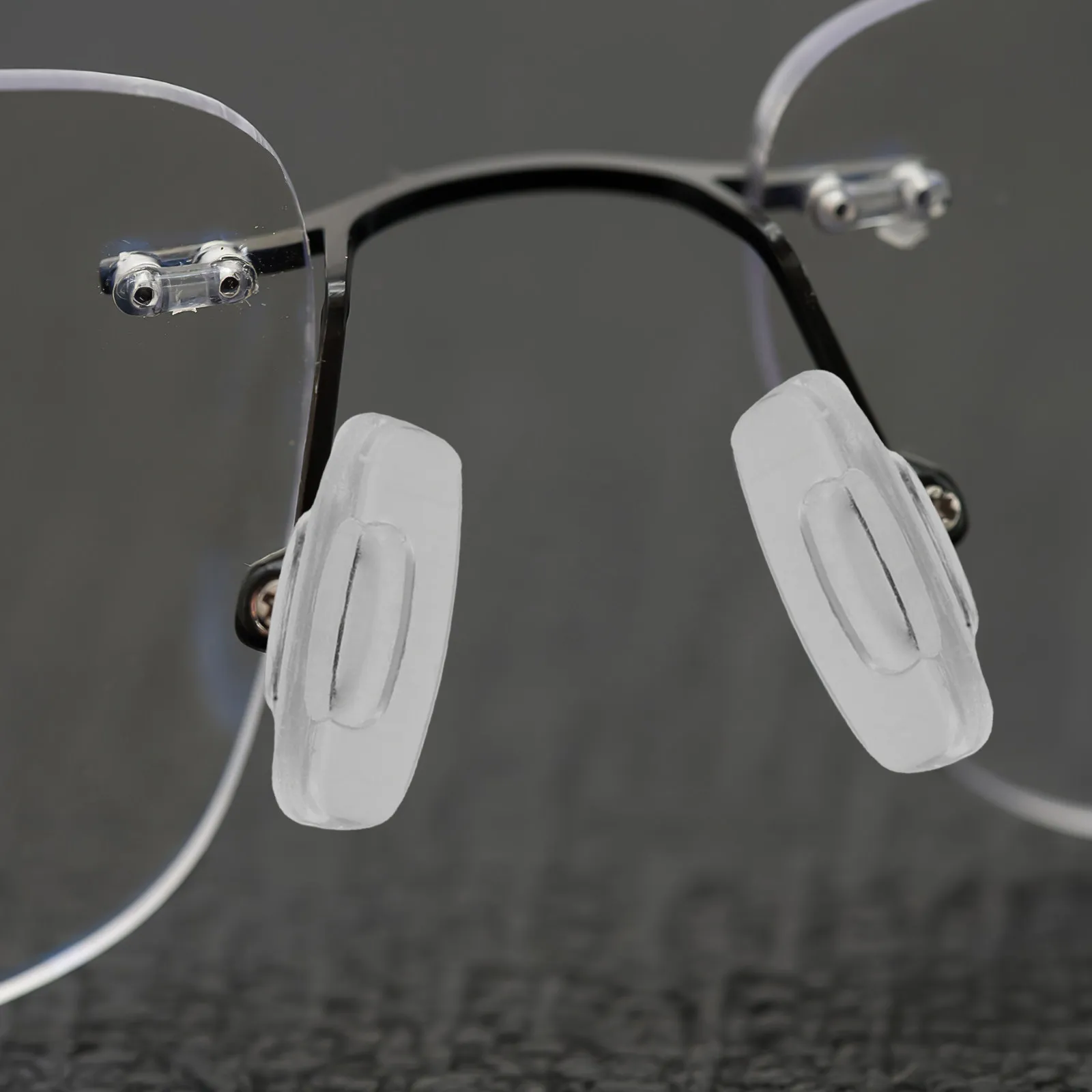 

20Pairs Eyeglass Nose Pads Soft Silicone Clear Push-in Replacement Nose Pieces for Glasses Anti-Slip Fit Eyewear Comfort Daily