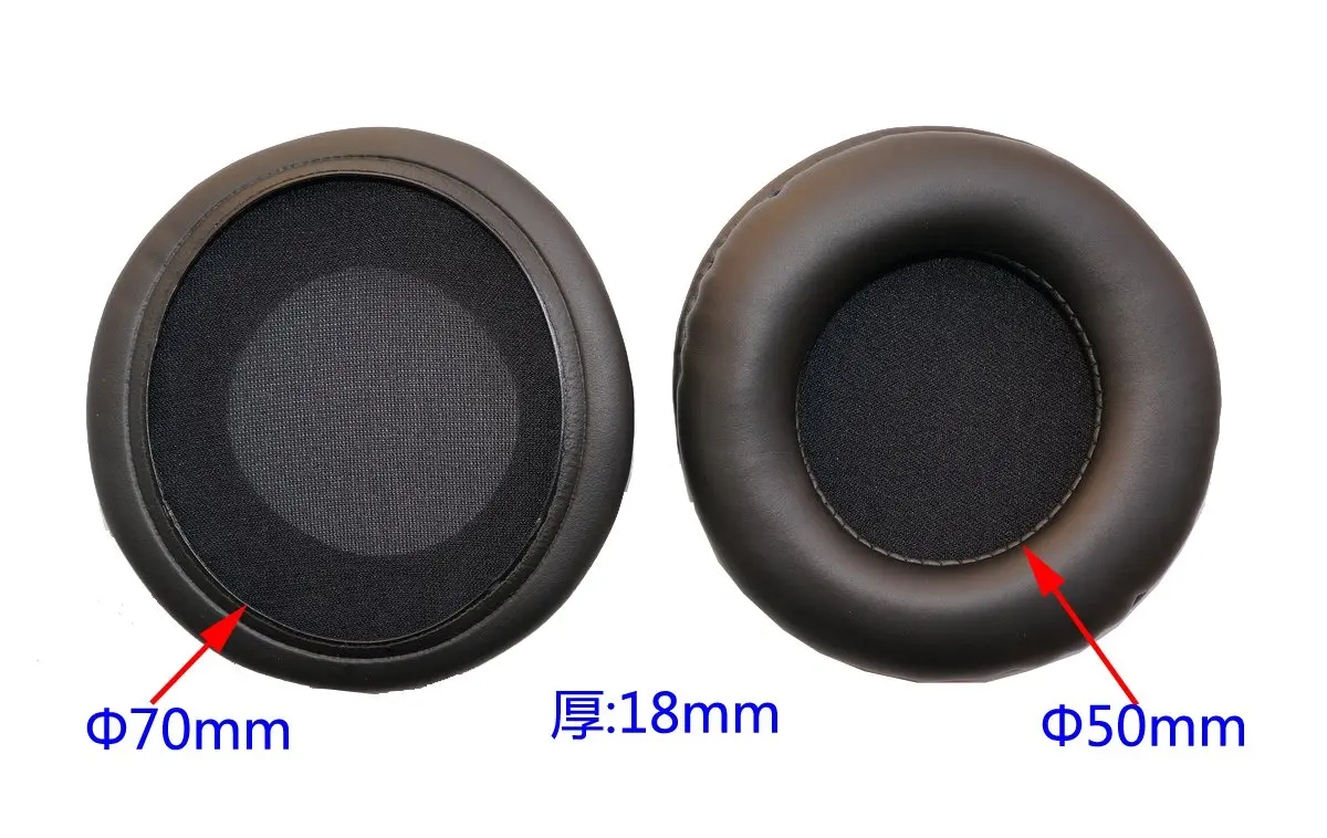 V-MOTA Ohr polster kompatibel mit Audio-Technica ATH-PRO700 ATH-PRO500 ATH-PRO700MKII Headset, Ersatzteile (schwarz)