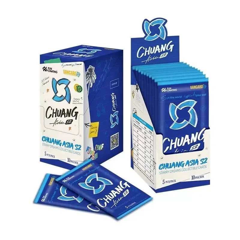 

【Official】Chuang Asia S2：Starry Dreams Collectible Cards 1 Box (10 Packs/50 Cards)