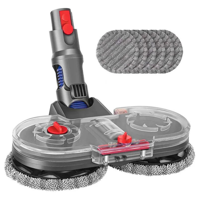 Electric Mop Attachment for V12 Detect Slim Vacuum Cleaner Mop Attachment with 6 Mop Pads and Removable Water Tank