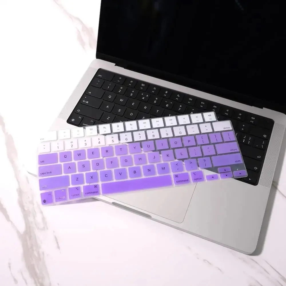 Compatibile con MacBook Pro14 16 inc Skin & Air 13.6 15.3 M2 M3 A2442 A2779 A2918 A2485 A2780 A2991 A2681 A2941 cover per tastiera