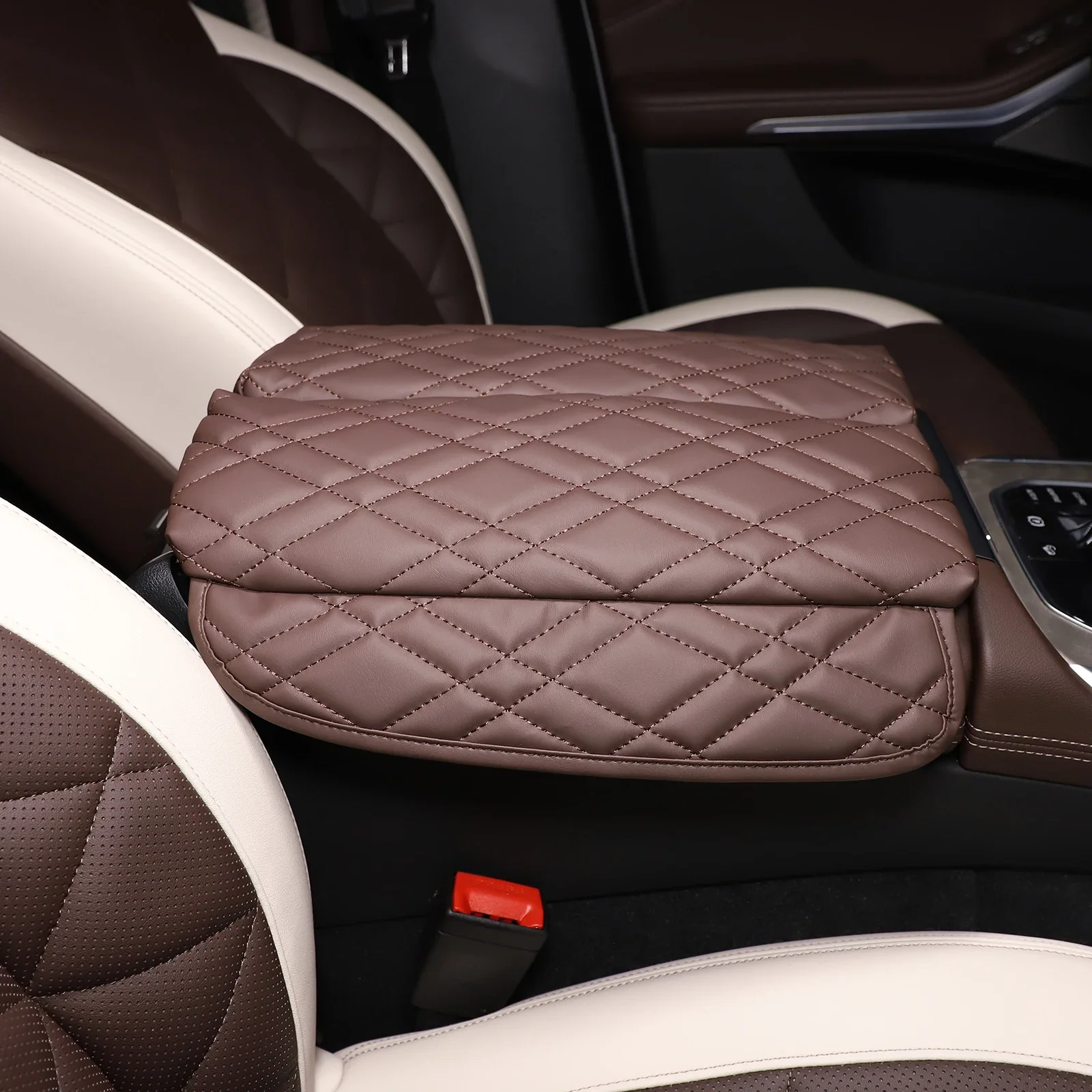 

Для BMW X5 X6 X7 G05 G06 G07 2019-2023 (левый руль) — накладка на подлокотник, чехол из искусственной кожи для центральной консоли, защитная подушка-накладка, аксессуары