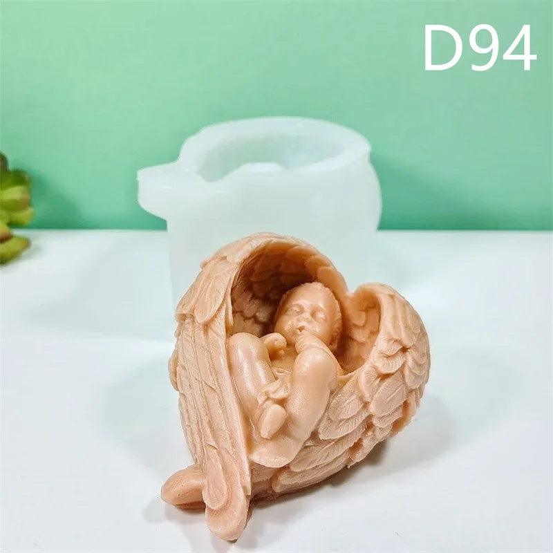 

D94 Finger Baby Candle Silicone Mold For Epoxy Resin Ornament Chocolate Cake Decoration Homemade Crafts Kitchen Accessories Tool