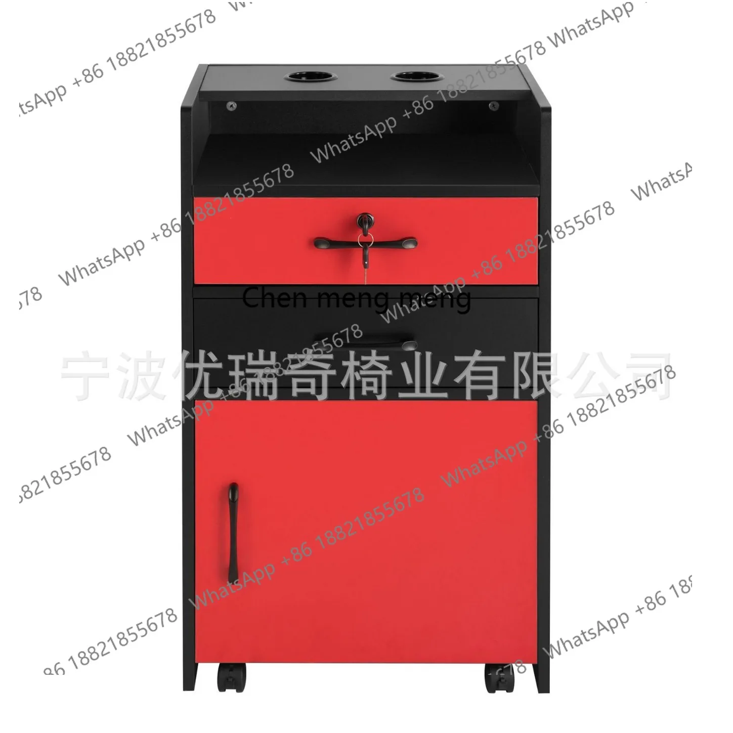 미용실 카트 도구 카트 미용실 이발소 랙 염색 및 다림질 이동식 작업대 도구 카트