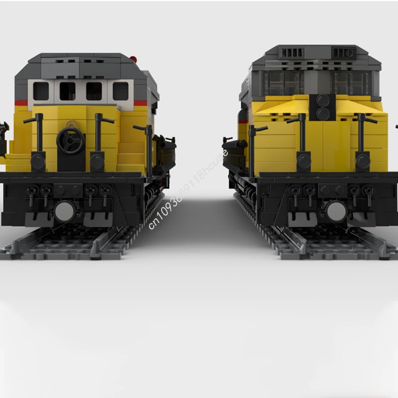 1607 Uds. MOC Legacy DD35A tren RC modelo bloques de construcción niños DIY juguetes artesanales arquitectura educativa regalos de navidad